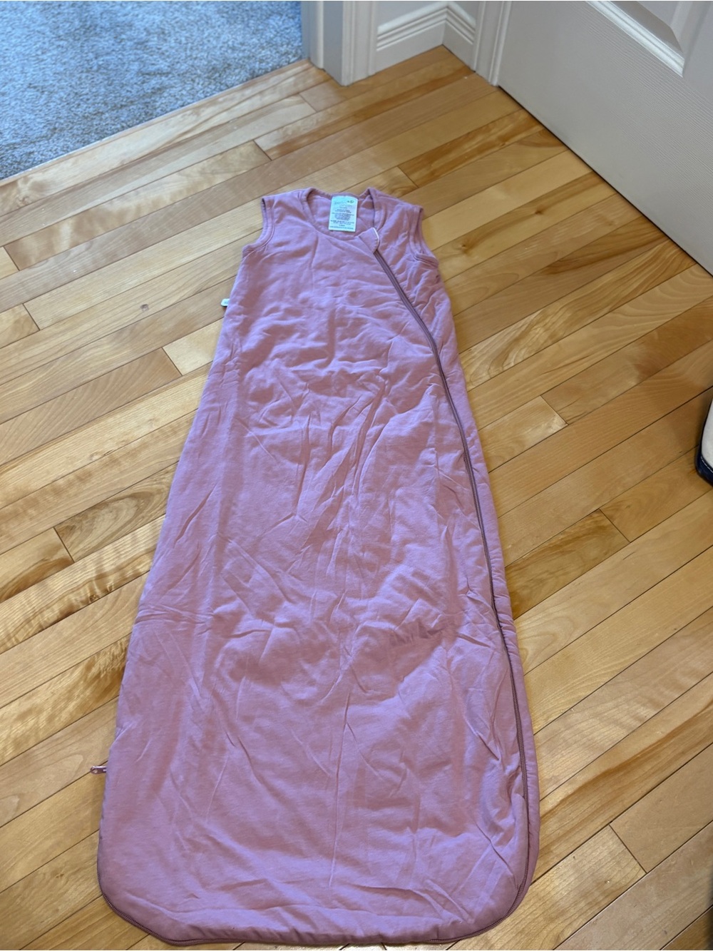 Perlim Pinpin Bamboo Sleepsack Pink 1.0 Tog Size 18-36 months Cozy